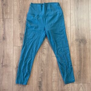 Athleta Teal Transcend Leggings - M